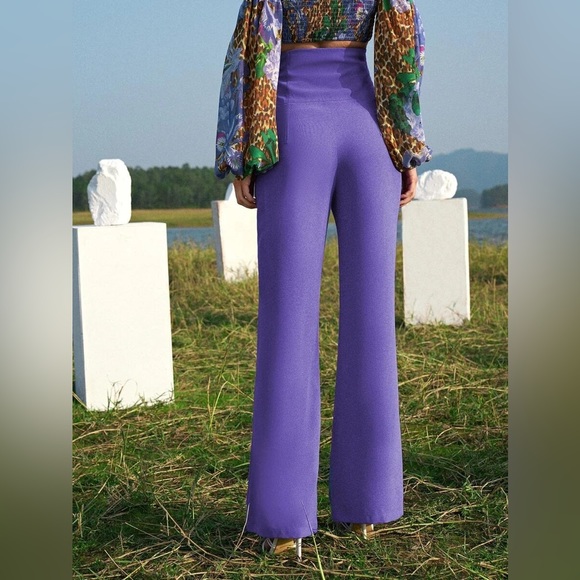 High waisted purple pants from Shein size 30 - Picture 4 of 7